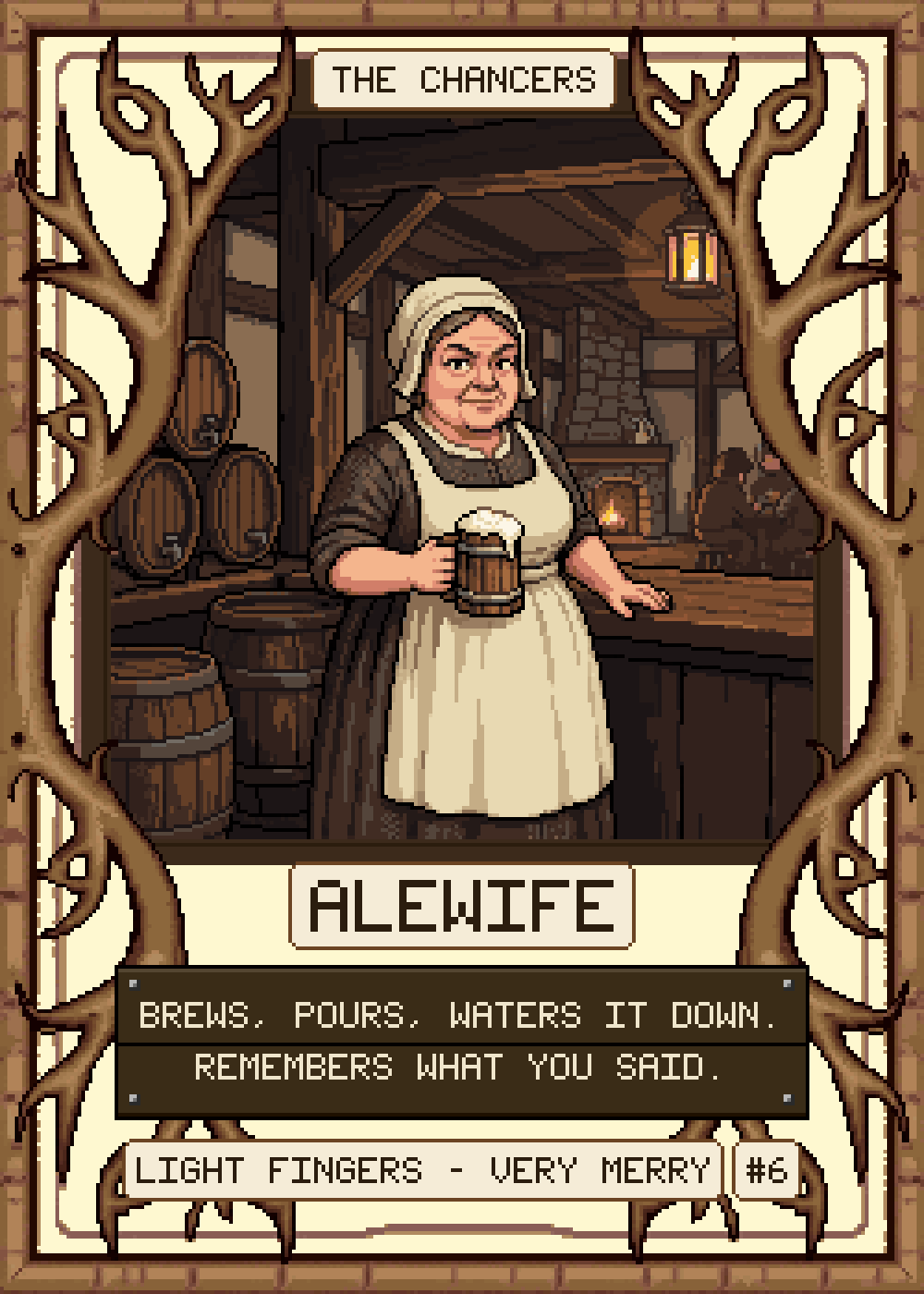 The Alewife, a Chancer — brews, pours, waters it down